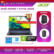 Acer Aspire 7 A715-59G-52MD 15.6'' FHD 144Hz Black(i5-12450H, 16GB, 512GB SSD, RTX3050 6GB, W11, HS)