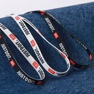 [AF1 Compatible] Letter Printed Shoelaces - Black & White - For Nike Air Force 1