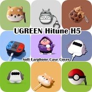 【Discount】For UGREEN Hitune H5 Case Casing Soft Silicone Earphone Case Interesting Cartoon NO.1