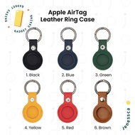 GANTUNGAN AirTag Leather Case Keychain Apple Keychain AirTag Protective Hanger