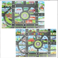 Parking Lot City Map World Traffic (Excluding Cars) Sign Road Barricade 28-Piece Set