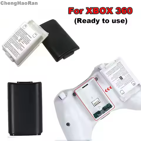 2-4pcs For XBOX360 Game Controller Battery Back Pack AA Battery Holder Cover Case Replacement for Xb
