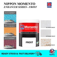 1L NIPPON PAINT Momento Enhancer Series Frost Texture  Snow / Gold / Pearl
