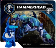 Bakugan chính hãng Hammerhead Blue figurine de combat transformable 1813 1-1