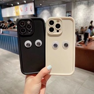 Suitable for IPhone 11 12 Pro Max X XR XS Max SE 7 Plus 8 Plus IPhone 13 Pro Max IPhone 14 Pro Max Interesting Eyes Accessories Phone Case Simple Funny