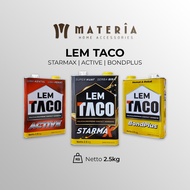 TACO GLUE 2.5 KG Multipurpose Yellow Glue Can HPL Wood HPL Taco Starmax Active BondPlus - TRINITUR