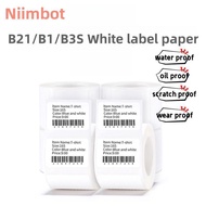 Niimbot B1 B21 B3s Label Paper Sticker self-adhesive Waterproof White Labels For Niimbot B1 Printer 