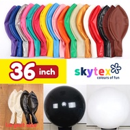 [1 pc] - 36 inch SKYTEX Big Balloon Color Pure Latex Decor F36