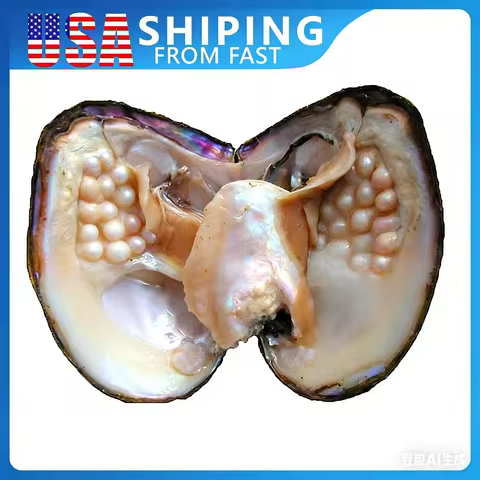 Freshwater Cultured Pearl About 20-25 Beads 5-7mm Love Wish Oyster Jewelry DIY Accessories Special O