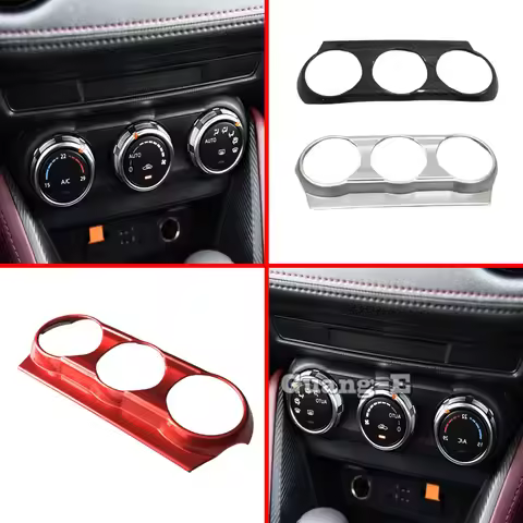 Sticker Trim Air Conditioning Switch Temperature Button Outlet Vent Panel For Mazda 2 Mazda2 Demio 2