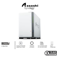 Synology DS223j 2-Bay NAS Storage (Realtek RTD1296 Quad Core 1.4 GHz, 512MB DDR4, 1 X 1GbE)