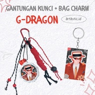 GANTUNGAN Bag Charm G-DRAGON | Keychain G-DRAGON | G-DRAGON Keychain | Keychain GDRAGON