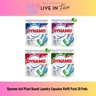 Dynamo 4in1 Plant Based Laundry Capsules Refill Pack 20 Pod