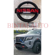 *  Nissan D23t Navara Np300 (Pro-4X) 2021 Front/Depan Radiator Grille Salong Logo Mark Emblem (Black