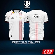T1 WORLDS NEW Jersey T-shirt (free custom nickname) jersey shirt