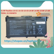 [Genuine battery] HP Pavilion 15-CC 15-CD 15-CK 14-BF 14-BK 14-BP 17-AR TF03XL 15-CK038TX Series Bat