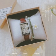 jam tangan watch women Nine Points Half Watch High-End Simple Temperament ins Style Co-Branded Desig