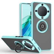 Armor Matte Case For Honor Magic6 5 Lite 5G Magic 6 5 Pro X9B X8B X7B X9A X8A Ring Magnetic Holder S