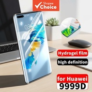9999D High Transparency Hydrogel Protector for Huawei P50 P40 P30 P20 Pro P30 Lite P10 Plus Mate 40 