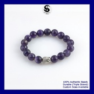 ▼Feng Shui Alley Amethyst Anti Stress Bracelets