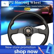 Automotive parts ✷Stering Wheel Momo Stereng sport Steering Momo Kancil Stering Wira Steering Car 14inch 350mm momo Flat PU♪
