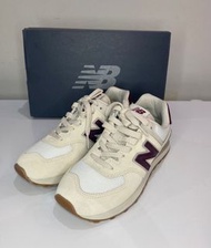 全新正品🔥New Balance NB 574 低幫跑步鞋 米白色 女款