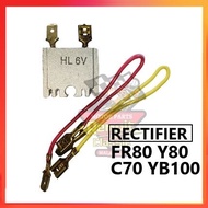 REMPIT Y80 FR80 6V RECTIFIER STANDARD WIRE SOCKET STANDARD YAMAHA Y80 RECTIFIER KATAU CHARGER BATTER