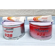 MERCURY Hitary 928 Poly Putty Brown / Grey (1Kg) C/W Hardener 40gram