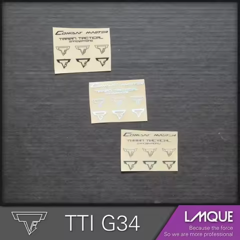 2pcs TTI G34 Water Bullet Gun Metal Sticker Jinming Water Bullet SCAR M4 lLDTAK74U Lehui Scar
