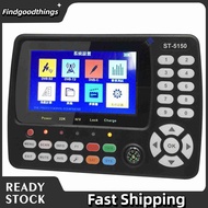 Findgoodthings ST-5150 DVB-S2/T2/C COMBO HD Satellite TV Signal Finder Digital Handheld Meter H.265 