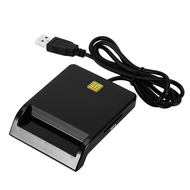 Actual Smart USB Card Reader Tax Bank Card ID Card SIM IC ATM ID CAC Smart Card Reader