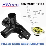 25329-1J100 25329-1P100 Hyundai Accent Kia Rio Radiator Filler Neck Housing Coolant Thermostat ZV101