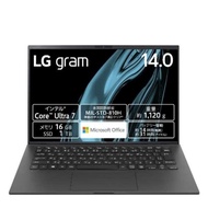 LG Electronics Japan [14Z90S-MA78J2] gram Win11 Home/14インチ(IPS)/インテル Core Ultra 7/1120g/メモリ 16GB SSD