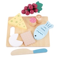 Wooden Kitchen toy role play food toy Fruit and vegetable salad Cosplay Ealy Educational toy for chi