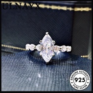 Marquise Six Claw Zirconia Flash Women's Engagement Ring