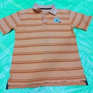 PRE LOVED POLO ORANGE STRIPES 61 CM X 42 CM MEN