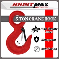 5 TON Crane Hoisting Hook Pulley Lift Pulley Big Eye Hook with Safety Hook