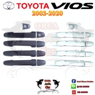 VIOS/VIOS 2003-2020 Handle Cover Matte Black/Chrome Plated