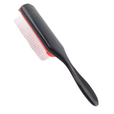 Home Use 9-Row Design 9-Row Hair Brush Professional Light Pink Detangling Brush Classic Detachable S