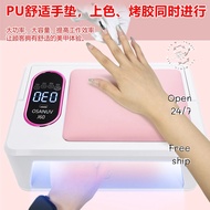 OSANUV J60 2in1 gel dryer, 90 led bulbs, 28w, fits both arms - 2 legs, nail armrest cushion (3T warr