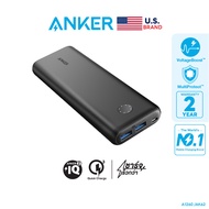 Anker PowerCore II 20000 Quick Charge 18W แบตสำรองชาร์จเร็วทั้งเข้าและออก 2 ช่องชาร์จไม่แบ่งไฟ ฟรีสายชาร์จ Micro USB และซองผ้า สีขาว - White (AK63) One