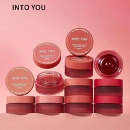 INTO YOU 唇泥 Canned Magnificent Matte Lip Gloss Lipstick Non-Stick Cup Whitening Not Easy Color Loss
