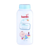 Bambi Baby Powder Blue 100g - Bambi Baby Powder 100g biru