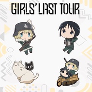 GANTUNGAN Girls Last Tour Keychain - Shoujo Shuumatsu Anime Acrylic Keychain