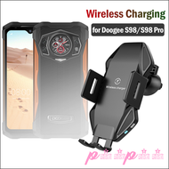 [P15p59] แท่นชาร์จไร้สายติดรถยนต์ Qi 15W สำหรับ S98 DOOGEE/S98 Pro ที่ชาร์จแบบไร้สายวางโทรศัพท์มีสายสำหรับที่ชาร์จในรถยนต์ S98 Doogee