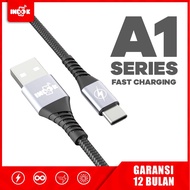 INDOK A1 Data Line 3.1A Fast Charging Data Cable Type C USB 12 Month Warranty