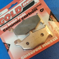 Goldfren Sintered ceramic carbon rear brake pad Suzuki V Strom 1000 VStrom 1050 GSXR1000 K7 K8 Hayab