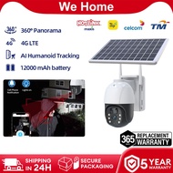 WiFi CCTV Wireless Outdoor Solar Camera 360° IP66 Waterproof and Dustproof 1080P V380 Pro IP Camera