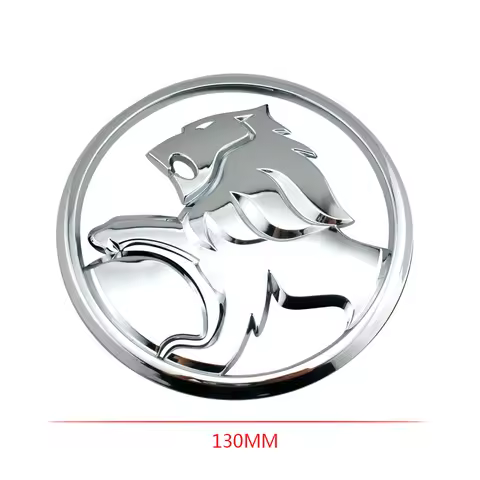 Black Plastic High Quality SS SSV SV6 VE VF 130mm Lion Emblem Auto Badge 3D Sticker Car Logo
