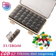 Daily Medicine Box 21 slots / 28 slots Daily Medicine Box 7 Days Medicine Box Weekly Pill
